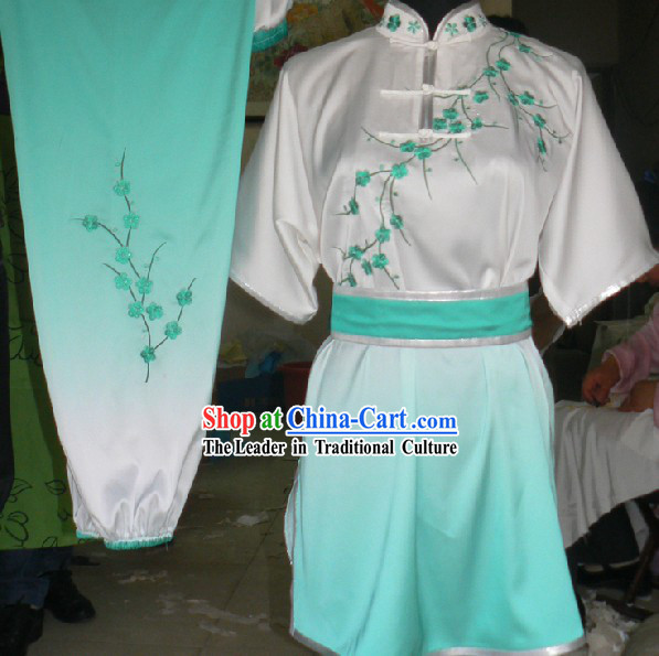 Long Stick Wushu Champioinship Silk Uniforms