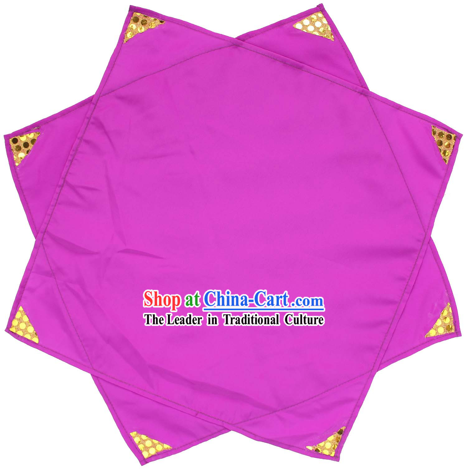 Traditional Chinese Purple Classical Dance Handkerchief