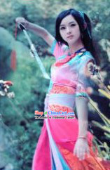 Ancient Chinese Fairy Swordswoman Knight Costume