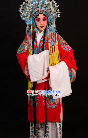 Traditional Chinese Beijing Opera Hua Dan Robe and Skirt Complete Set for Women