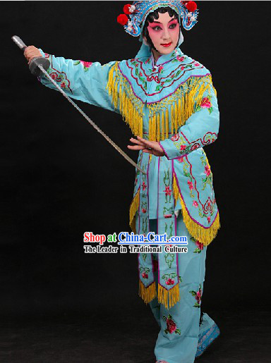 Chinese Traditional Opera Female Warriors Heroine Costumes The Cultural Heritage of China