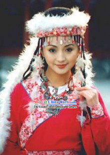Princess Pearl of Returning The Return of The Pearl Princess Han Xiang Xiang Fei Costumes and Hat Complete Set