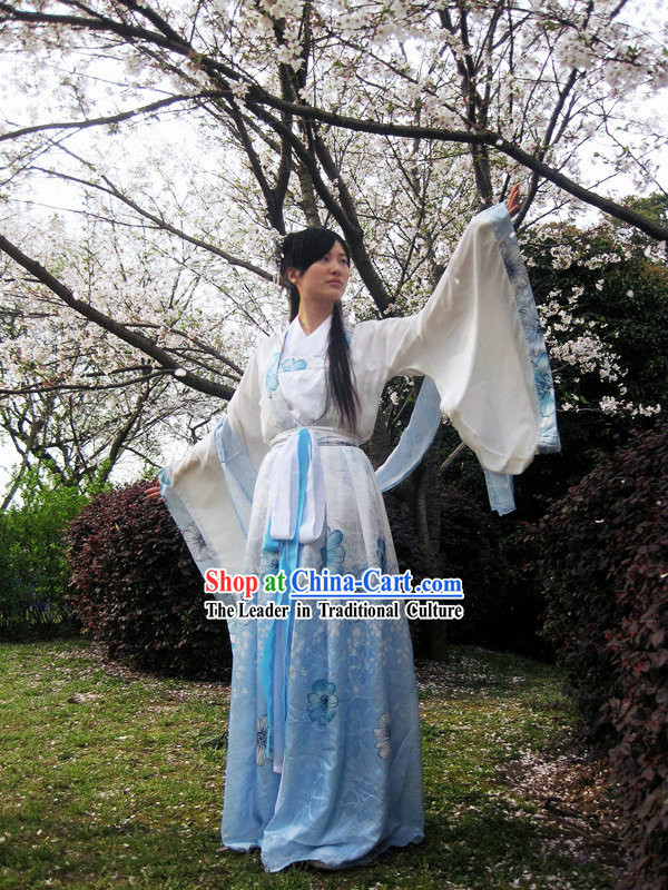 Wide Sleeves Hanfu Clothing Complete Set for Women