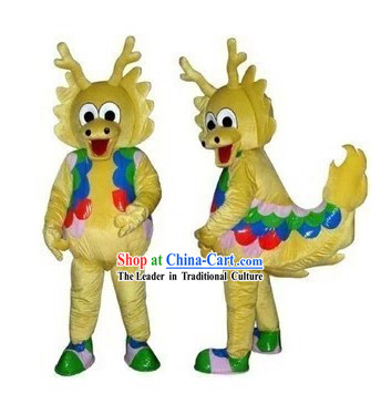 Traditional Chinese Dragon King Character Adult Size Walking Mascot Costume Complete Set