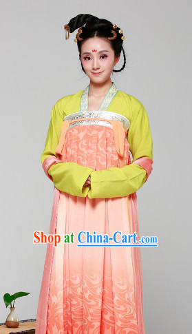 Chinese Classical Guzhuang Female Garment Complete Set