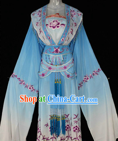 Shuixiu _Water Sleeves_ Flower Embroidery Dancing Costumes for Women