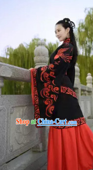 Black Phoenix Quju Costumes and Hair Accessories Complete Set