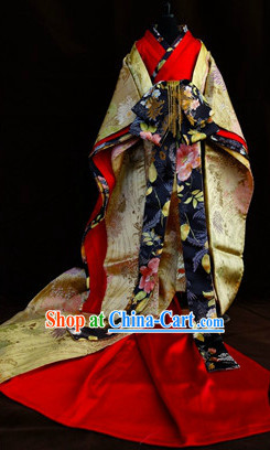 Traditional Japanese Princess Kimono Clothes for Ladies