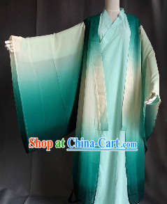 Traditional Green Han Fu Dresses for Men