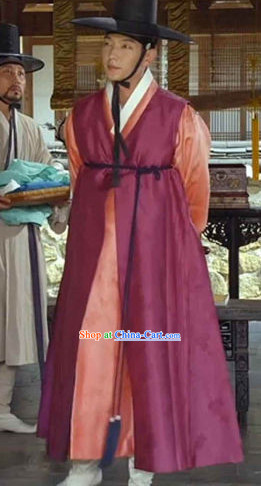 Korean Traditional Rich Man Clothes and Hat