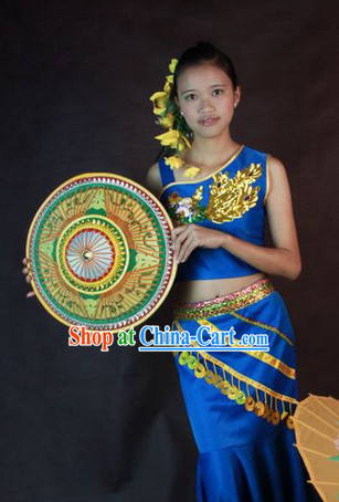 Southeast Asia Traditional Thailand Dance Costumes for Women