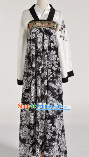 Chinese Black Tang Skirt for Women