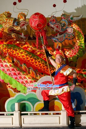 Supreme Chinese Parade Chongqing Dragon Dance Costumes Complete Set