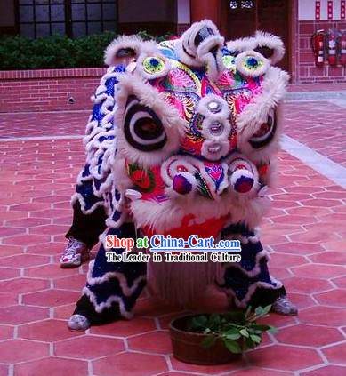 Old Style Handmade Lion Dance Costumes Complete Set