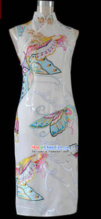 Chinese Silk Butterfly Qipao