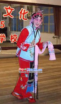 Traditional Chinese Peking Opera Daughter Costumes for Kids
