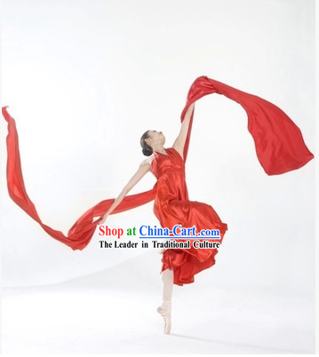 4 Meters Yangge Dance Fabric Long Cloth
