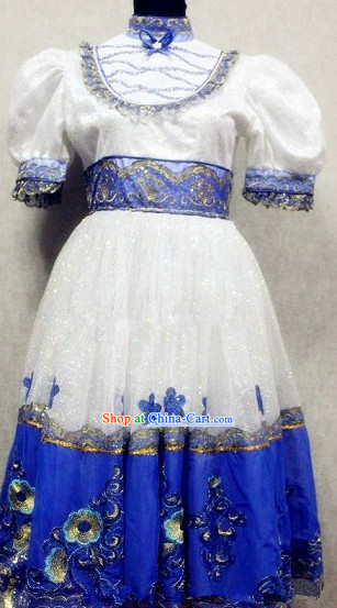 Russia Traditional Stage Performance Dance Costumes