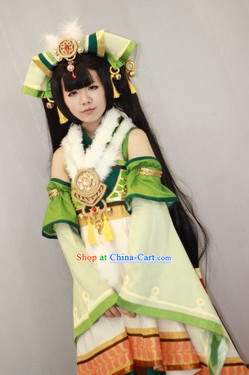 Gu Jian Qi Tan Lengend of the Ancient Sword Internet Games Swordwoman Costumes Complete Set