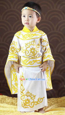 Traditional Chinese Prince Birthday Clothes for Baby