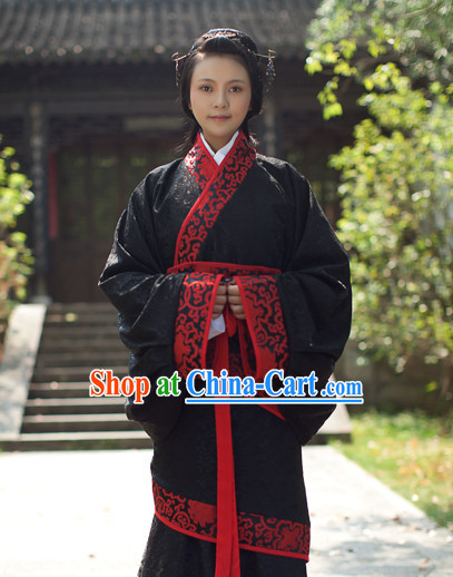 Chinese Traditional Quju Hanfu Outfit for Girls