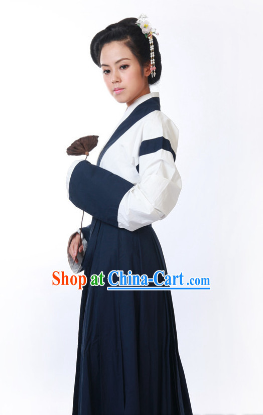 Chinese Classical Costume and Headwear for Girls