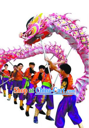 Luminous Chinese Dragon Dance Costume for 10 People