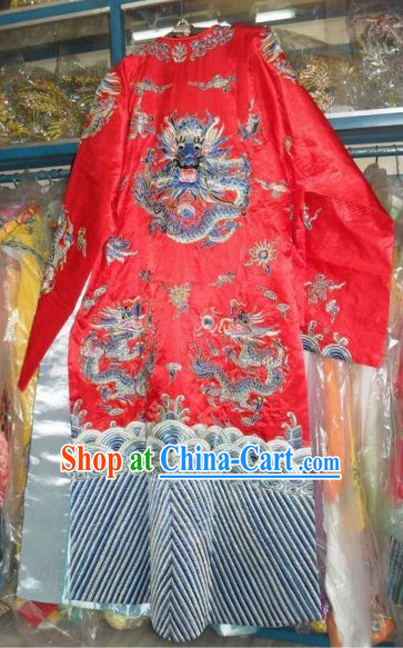 Professional Peking Opera Dragon Embroidery Robes