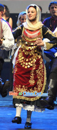 Aegean Island Traditional Dance Costume
