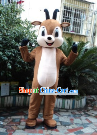 Chinese New Year Laughing Sheep Mascot Costumes Complete Set