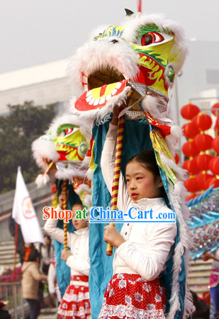 One Person Happy New Year Celebration Traditional Lion Dance Costumes