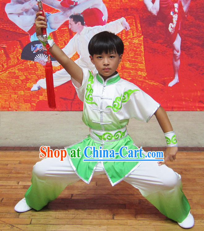 Professional Martial Arts Silk Outfit for Kids