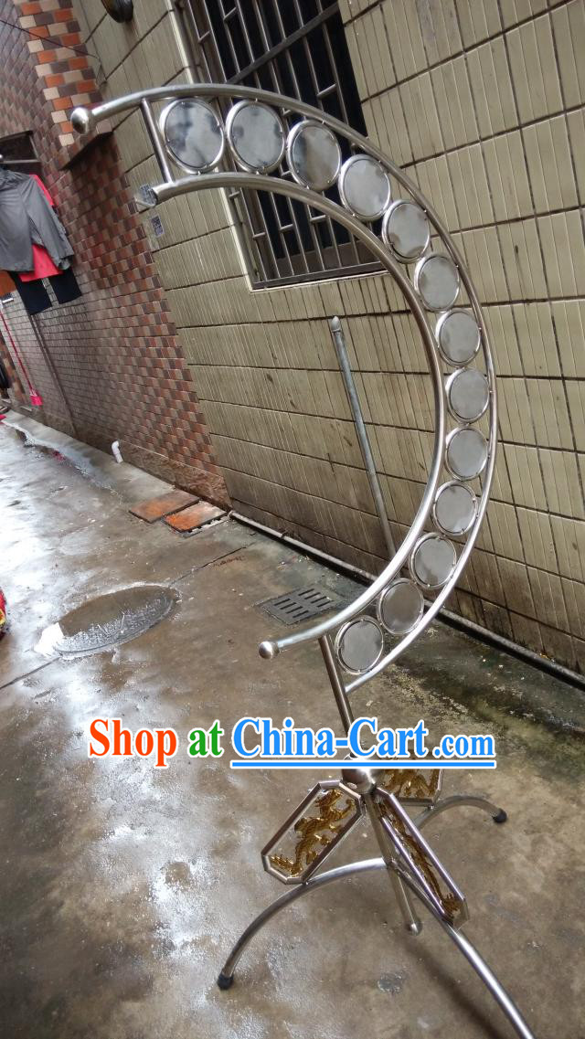 Chinese Gong and Cymbal Instrument Stand