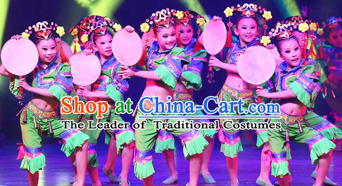 Chinese Folk Dance Costumes for Kids