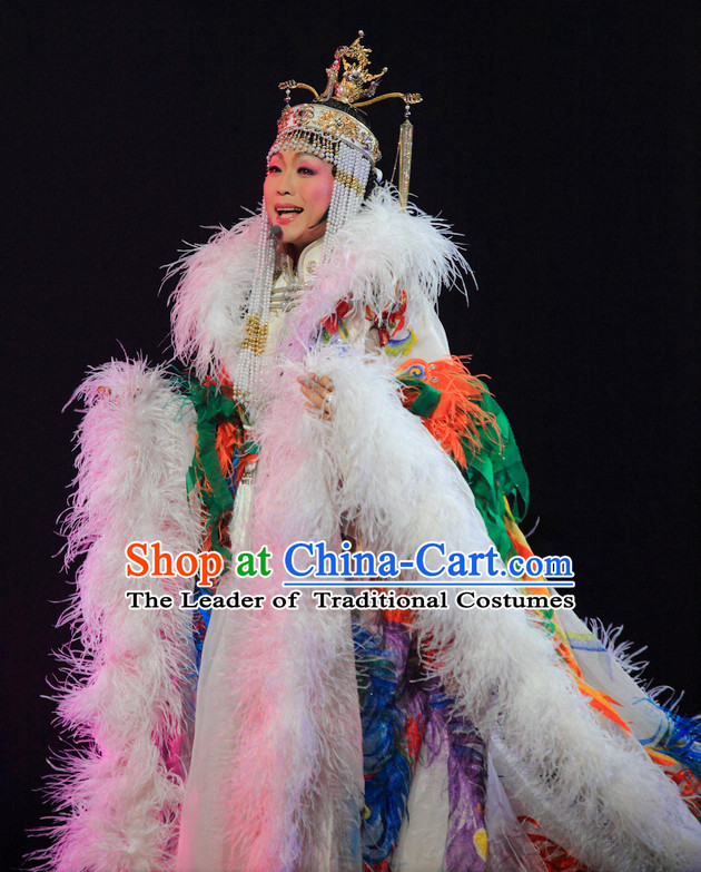 Ancient Chinese Palace Stage Queen Dance Costumes