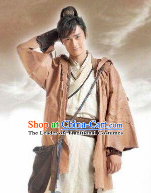 Chinese Ancient Knight Costume Halloween Costumes Complete Set for Men