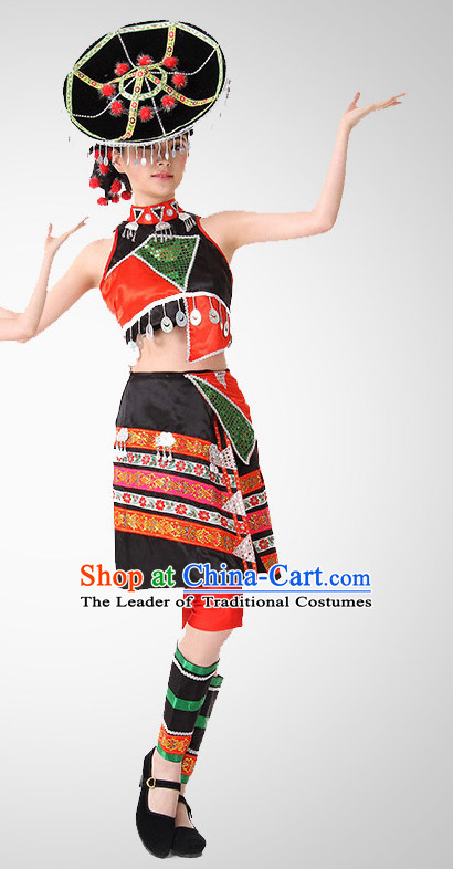 Chinese Folk Clothing Costume Wholesale Clothing Group Dance Costumes Dancewear Supply for Women