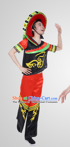 Chinese Folk Ethnic Clothes Costume Wholesale Clothing Group Dance Costumes Dancewear Supply for Girls