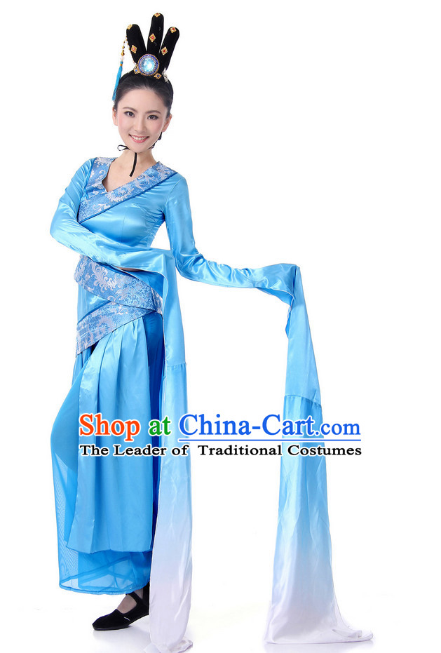 Chinese Long Sleeves Classic Dance Costume Wholesale Clothing Group Dance Costumes Dancewear Supply for Lady