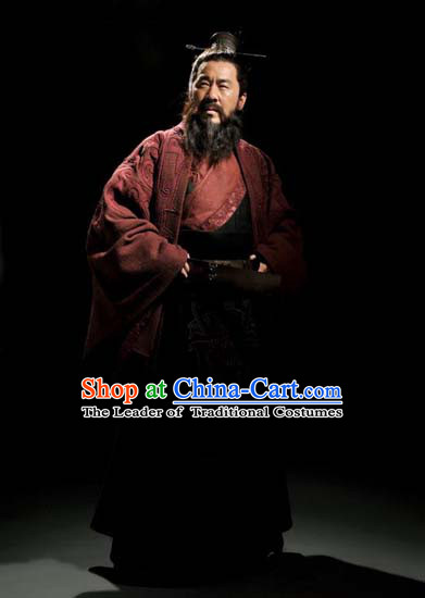Ancient Chinese Costume Three Kingdoms Costumes Cao Cao Outfits Clothing for Men