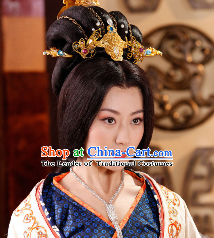 Han Dynasty Empress Black Wigs