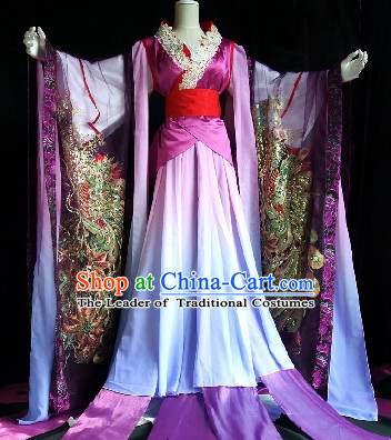 Chinese Classic Peacock Princess Costume Cosplay Complete Set for Women
