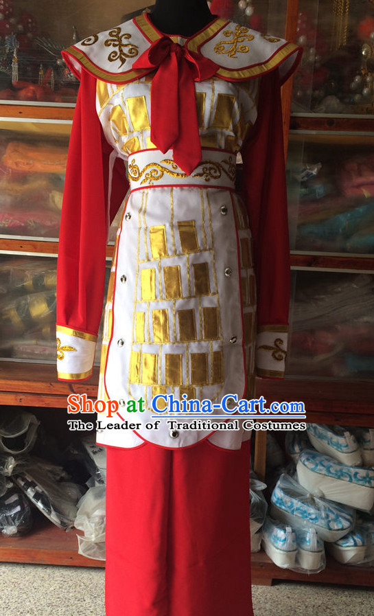 Chinese Opera Classic General Costumes Chinese Costume Dress Wear Outfits Suits for Women