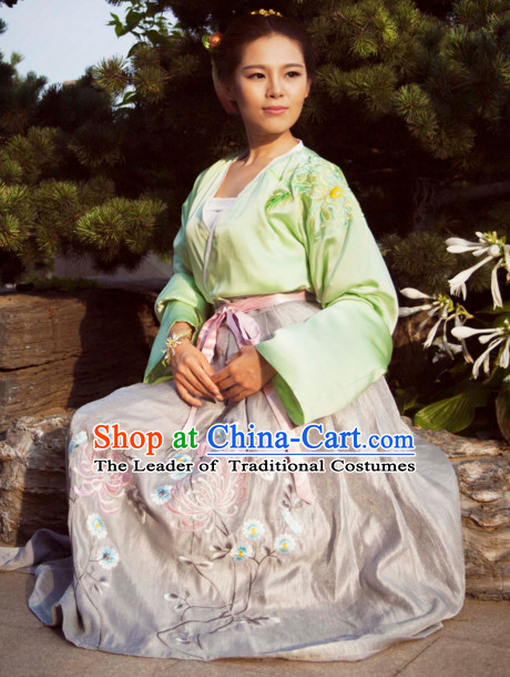 Ming Dynasty Ancient Chinese Costumes Classic Clothing Clothes Garment Outfits Dance Wear