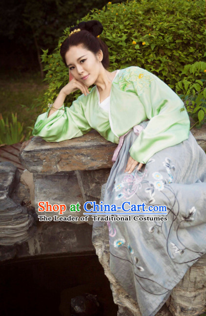 Ming Dynasty Ancient Chinese Costumes Classic Clothing Clothes Garment Outfits Dance Wear