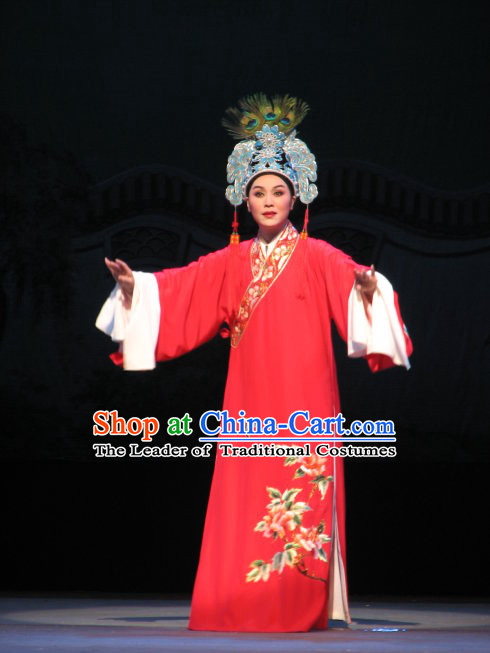Chinese Opera Long Sleeves Scholar Costumes and Hat for Men