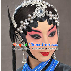 Ancient Chinese Asian Peking Opera Hair Accessories Headpieces Hair Jewelry