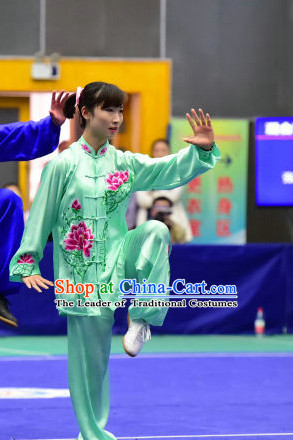 Tai Chi Martial Arts Supplies Wing Chun Dummy Chi Gong Qi Gong Kung Fu Kungfu Uniform Clothing Costume Suits Uniforms for Women and Girls