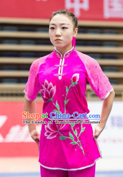Top Wushu Long Fist Competition Suits Changquan Tourament Qigong Kung Fu Training Clothes Outfit Martial Arts Uniform