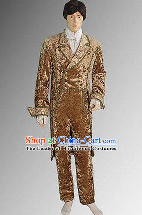 Ancient Baroque Style Suit Complete Set for Men